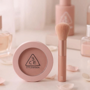3CE Face Blush + Glow Multi Brush ( Mono Pink, Nude Peach, Rose Beige)