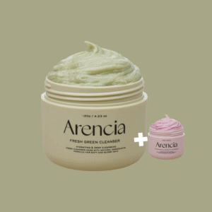 [Olive Young No.1 Best-Selling Cleanser] ARENCIA TTEOK Soap Cleanser Set (Green 120g+ Blue 15g)