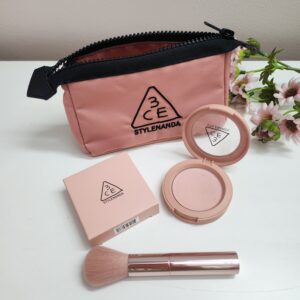3CE Face Blush + Glow Multi Brush + Pouch Special Set